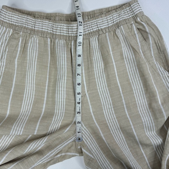 Old Navy High Rise Wide Leg Linen Blend Pull On Pants W/Pockets Womens Medium - Picture 10 of 13